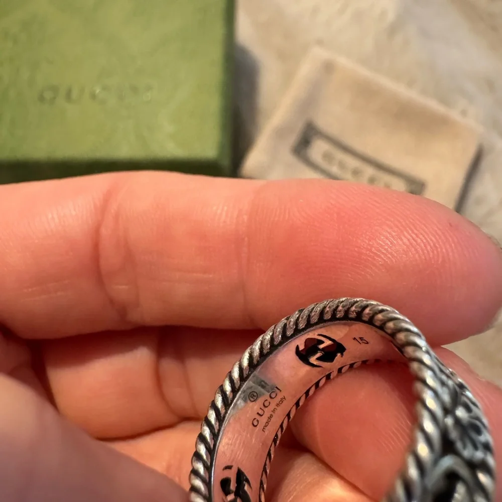 Gucci Silver Ring size‎ 14